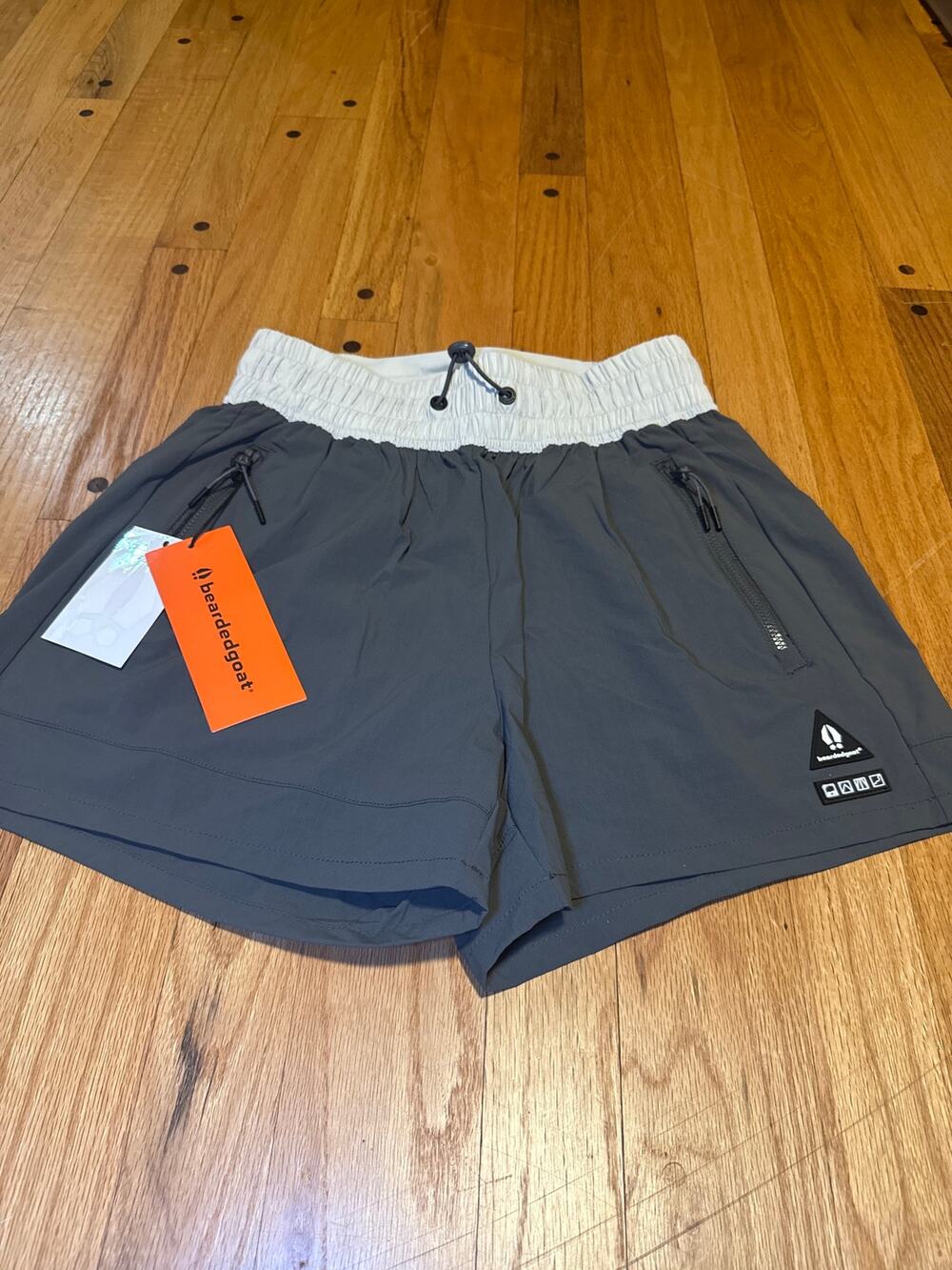 NEW Bearded Goat Performance Shorts Men’s Small Gray NWT Hiking Gym
